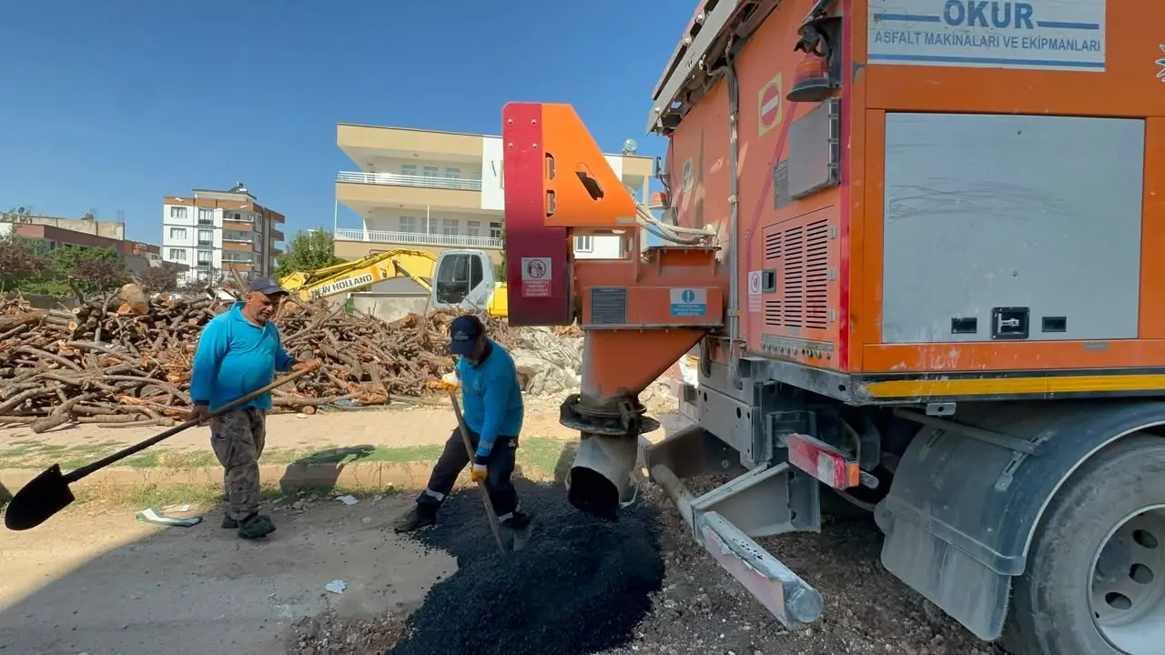 Adıyaman Belediyesi'nin Şeker Caddesi'nde Yaptığı Altyapı Çalışmaları