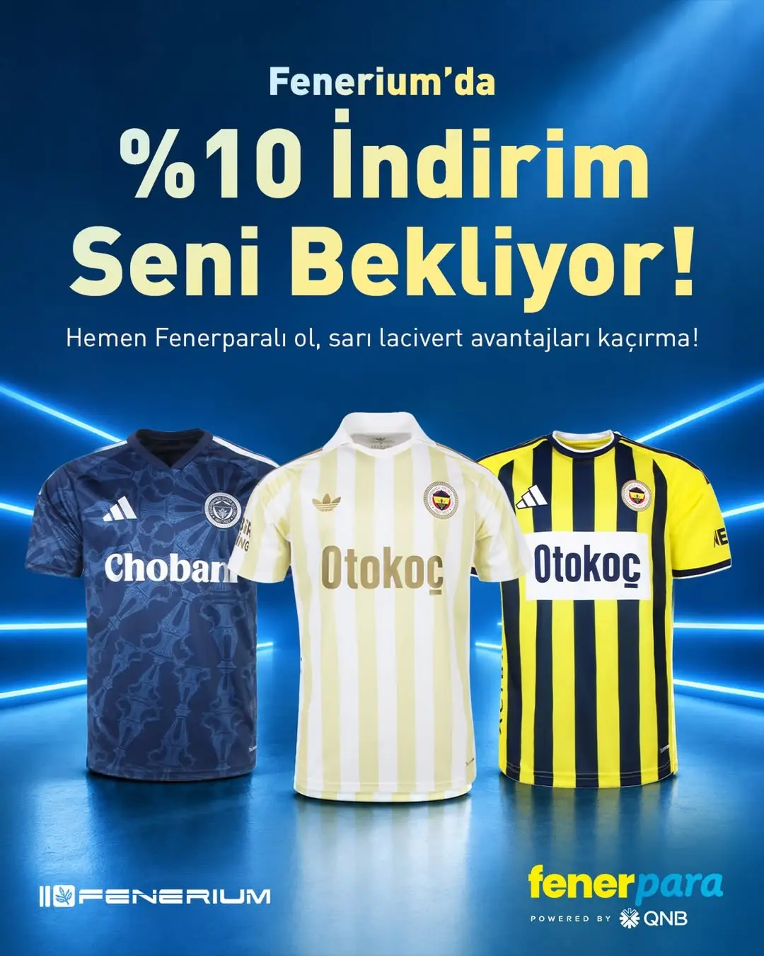 Fenerium'da Yapacağın Alışverişlerde Anında %10 İndirim Fırsatı