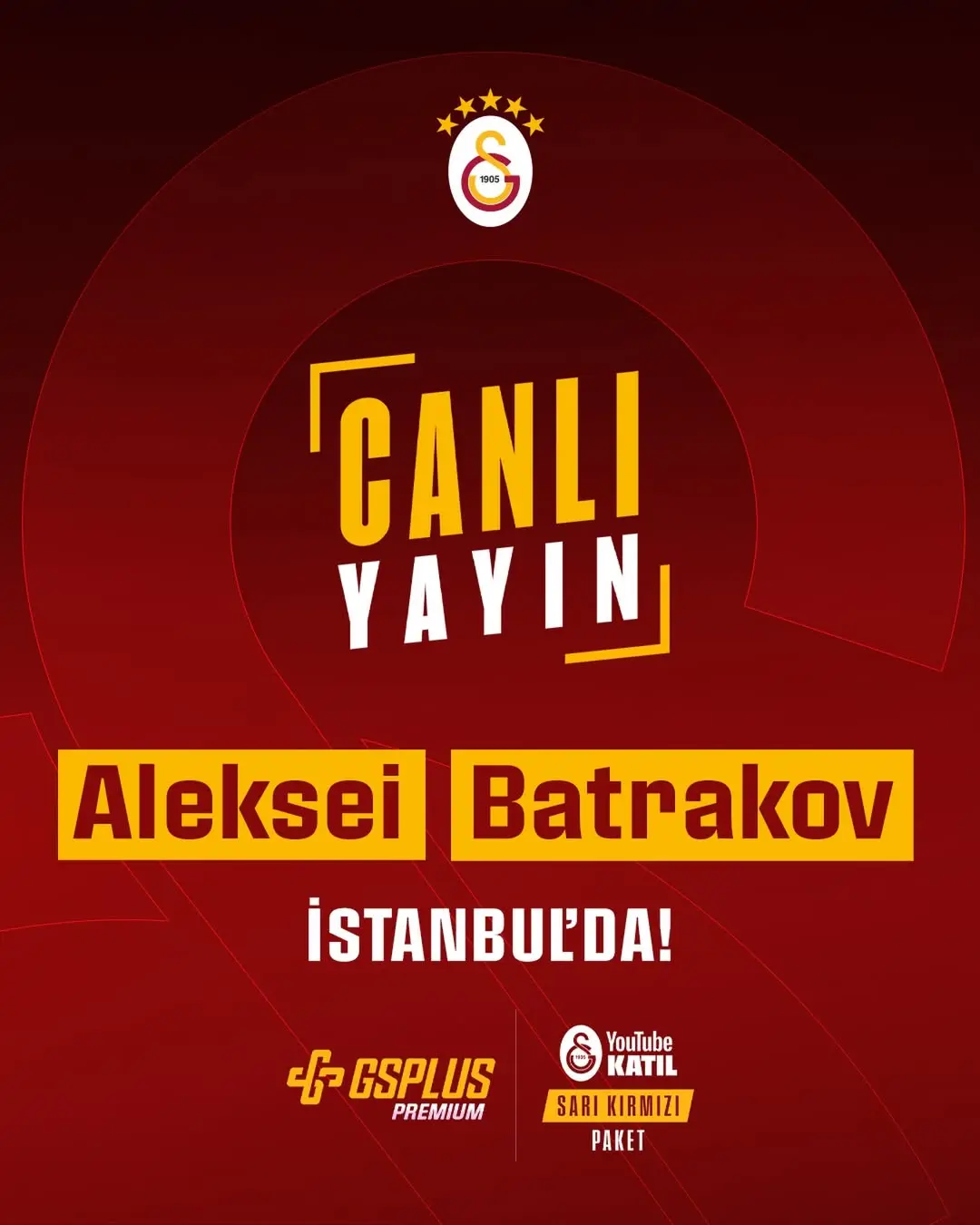 Galatasaray, Transfer Görüşmelerine Başladığı Aleksei Batrakov'u İstanbul'da Ağırlıyor