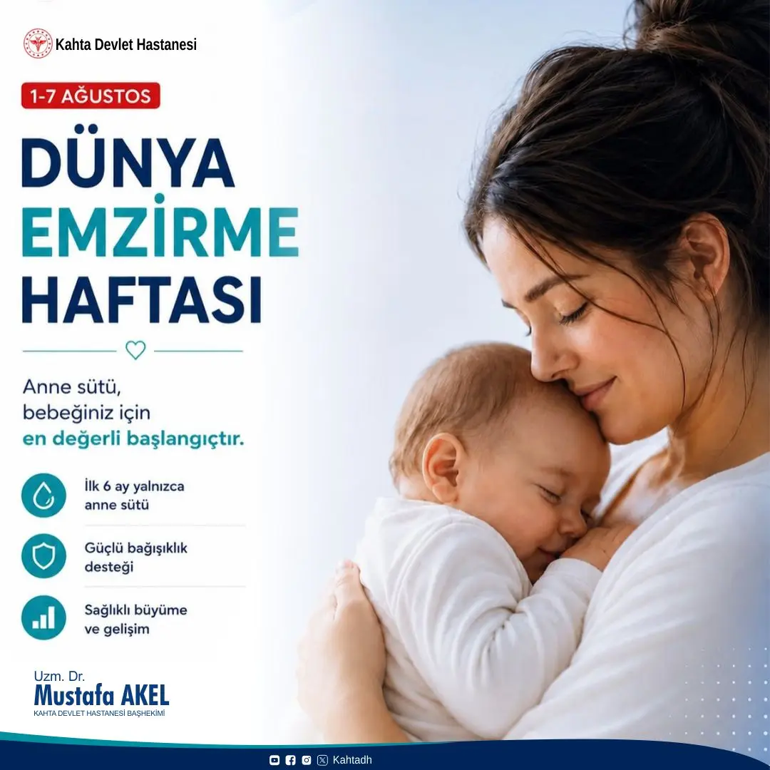 1-7 Ağustos Dünya Emzirme Haftası Kutlanıyor