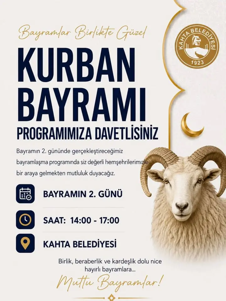 Kâhta Belediyesi Bayramlaşma Programı