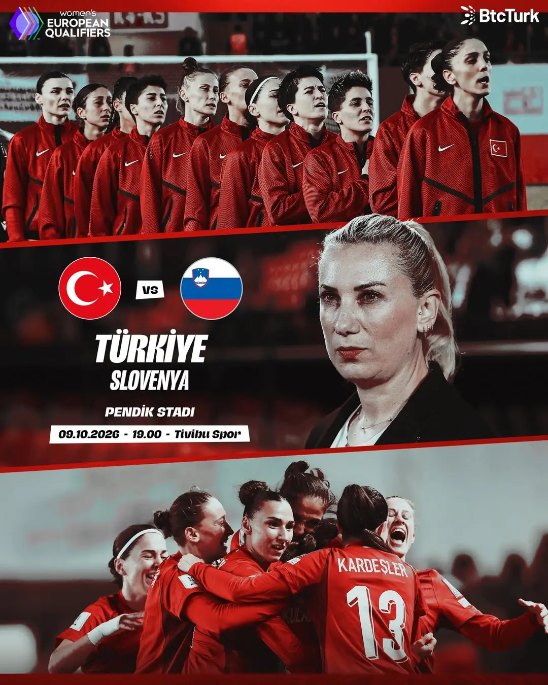 Kadın A Millî Takımımız Play-off Mücadelesinde Sahneye Çıkıyor!