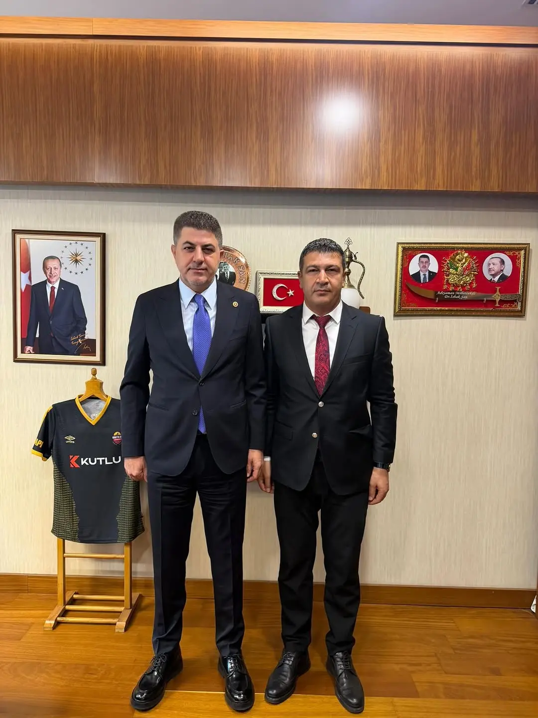TBMM Başkanlık Divan Katip Üyesi Doç. Dr. İshak Şan'dan İl Genel Meclis Başkanı Mehmet Kılınç'a Teşekkür