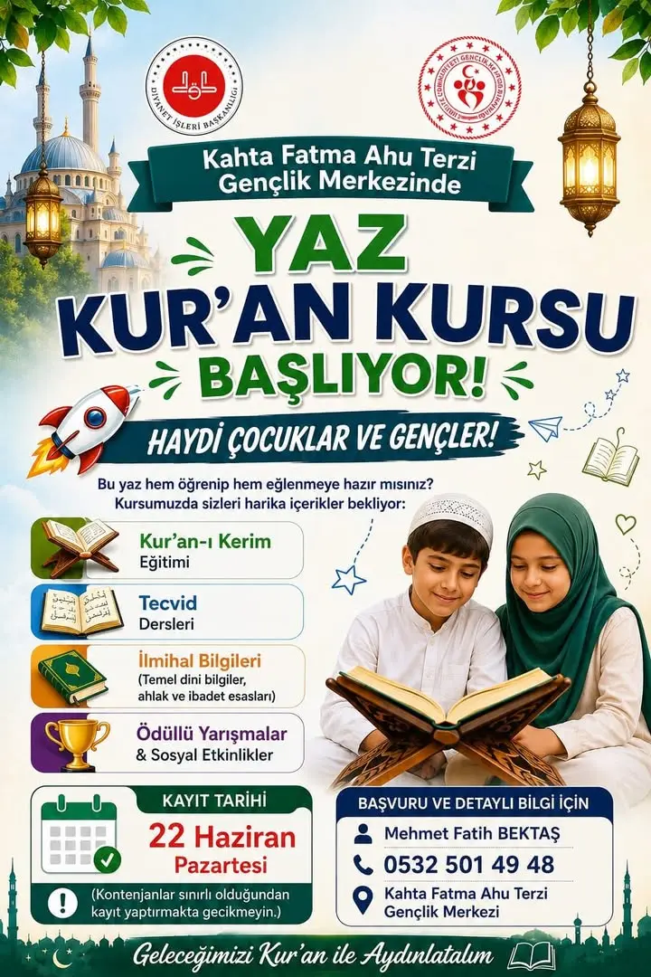 Kahta Müftülüğü'nden Yeni Paylaşım