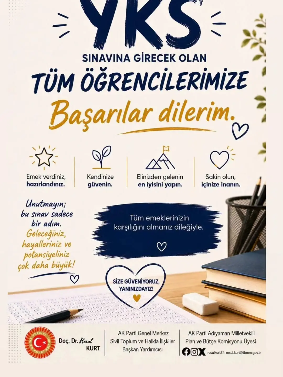 Kıymetli Gençler YKS'ye Giriş Yaptı