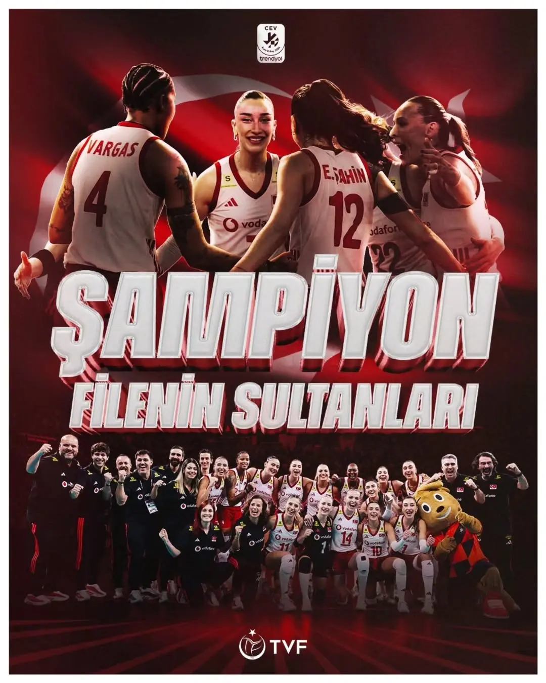 Türkiye, Avrupa'nın En Büyüğü! 2026 CEV Trendyol Kadınlar Avrupa Voleybol Şampiyonası Şampiyonu