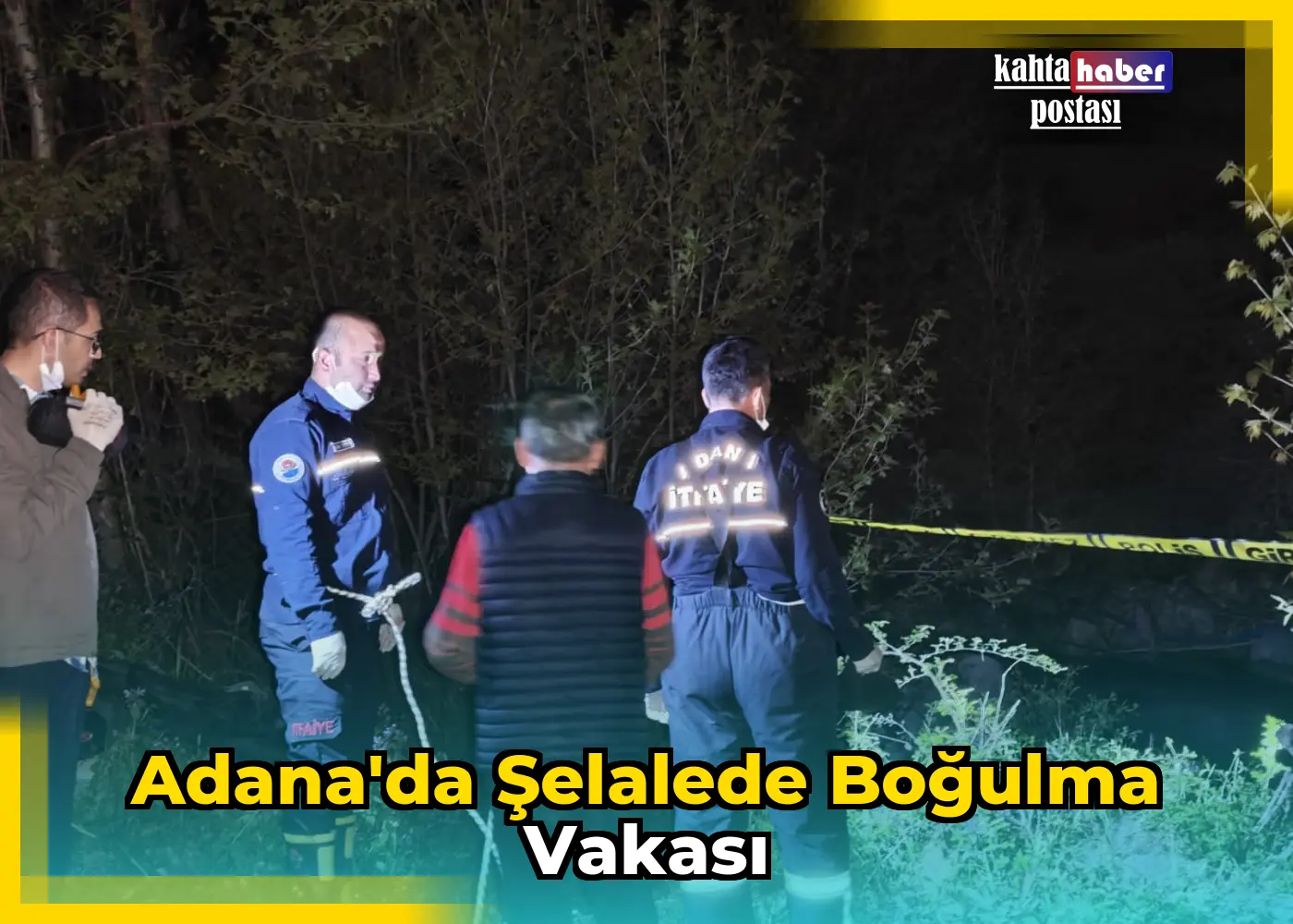 Adana'da Şelalede Boğulma Vakası