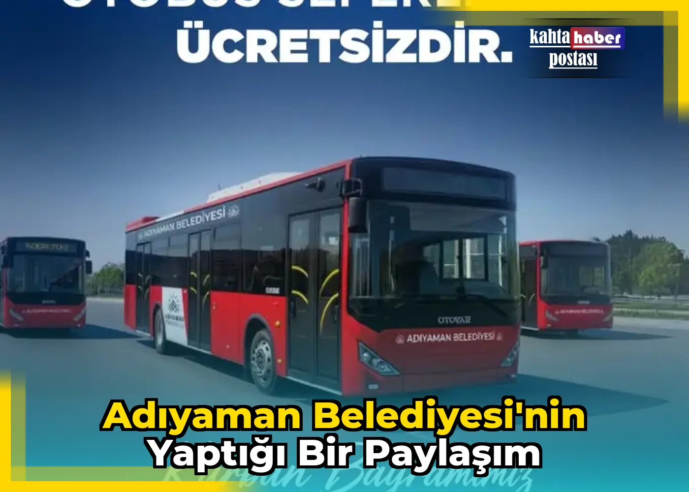Adıyaman Belediyesi'nin Yaptığı Bir Paylaşım