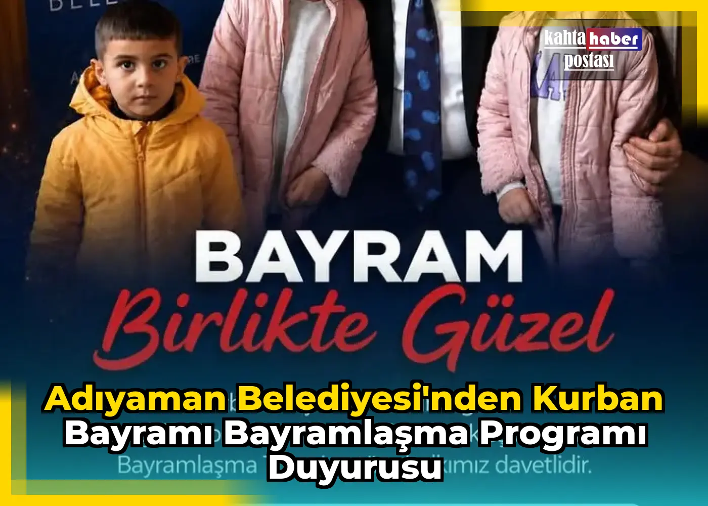 Adıyaman Belediyesi'nden Kurban Bayramı Bayramlaşma Programı Duyurusu