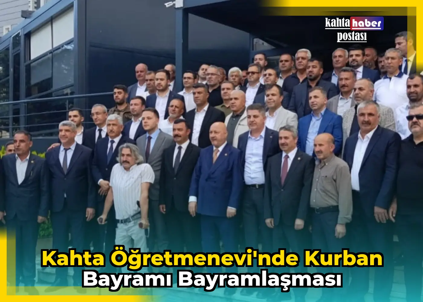 Kahta Öğretmenevi'nde Kurban Bayramı Bayramlaşması