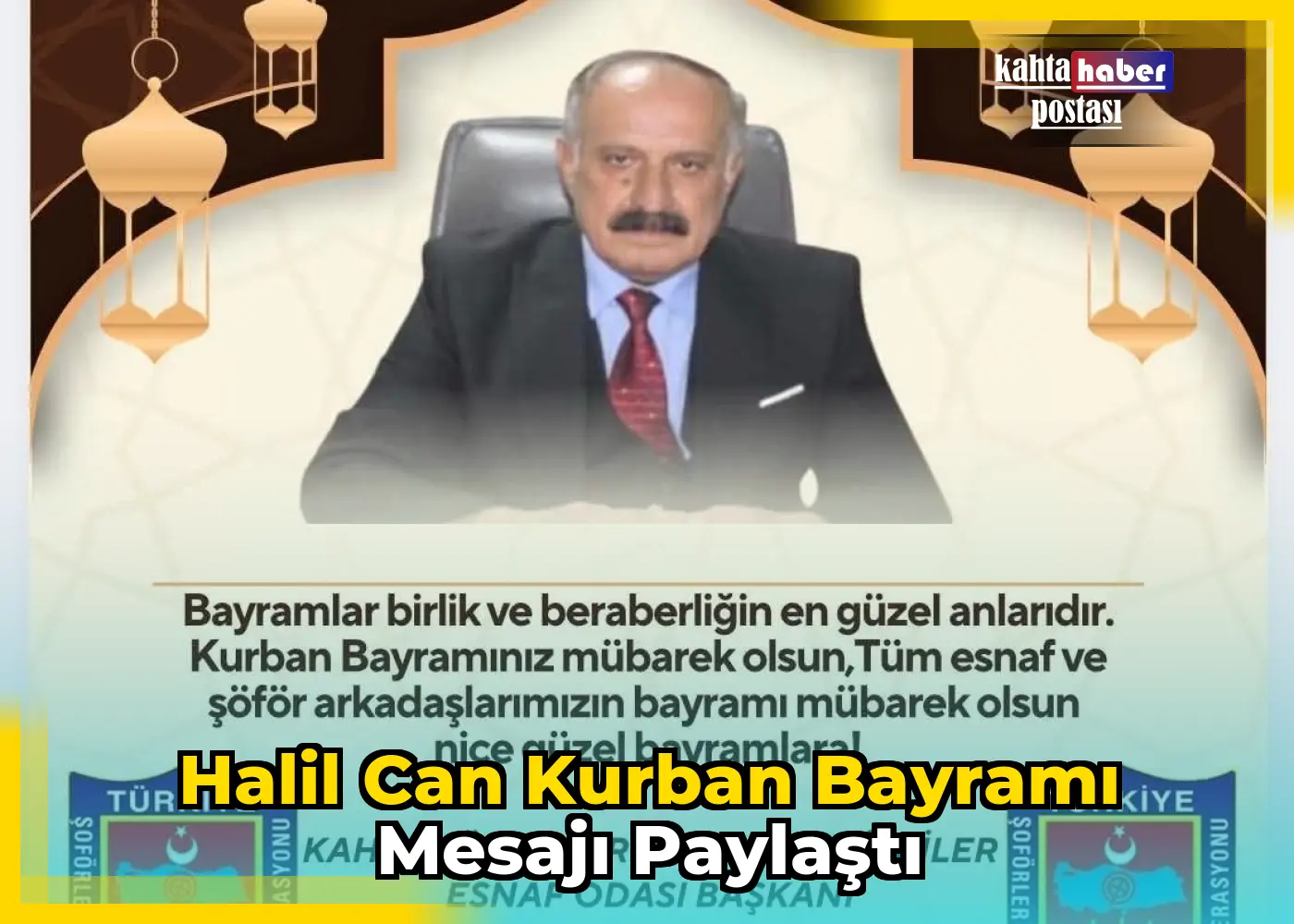 Halil Can Kurban Bayramı Mesajı Paylaştı