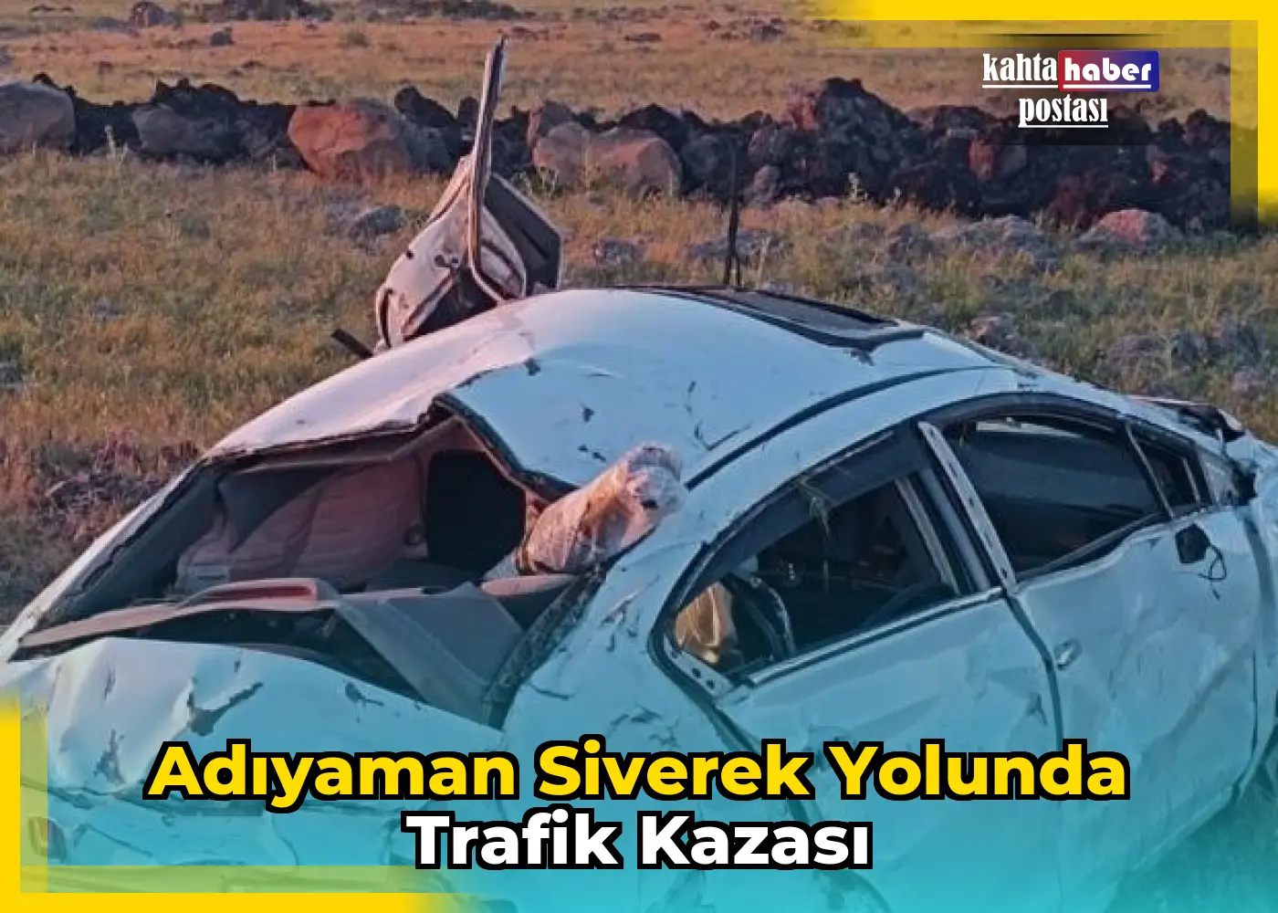 Adıyaman Siverek Yolunda Trafik Kazası