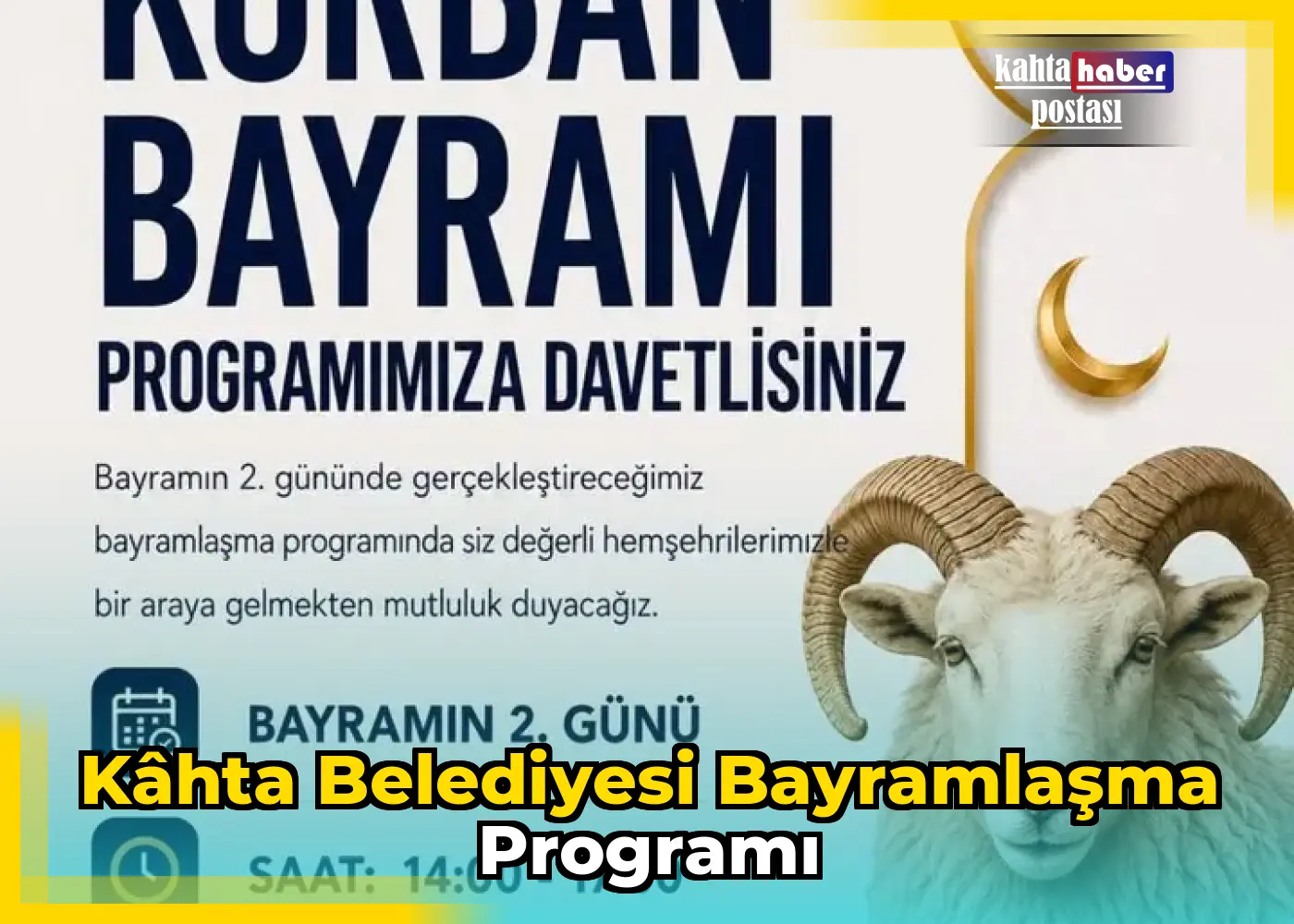 Kâhta Belediyesi Bayramlaşma Programı