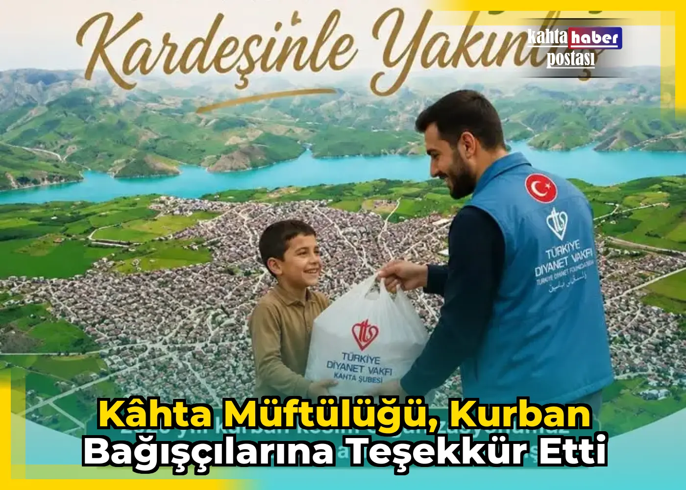 Kâhta Müftülüğü, Kurban Bağışçılarına Teşekkür Etti
