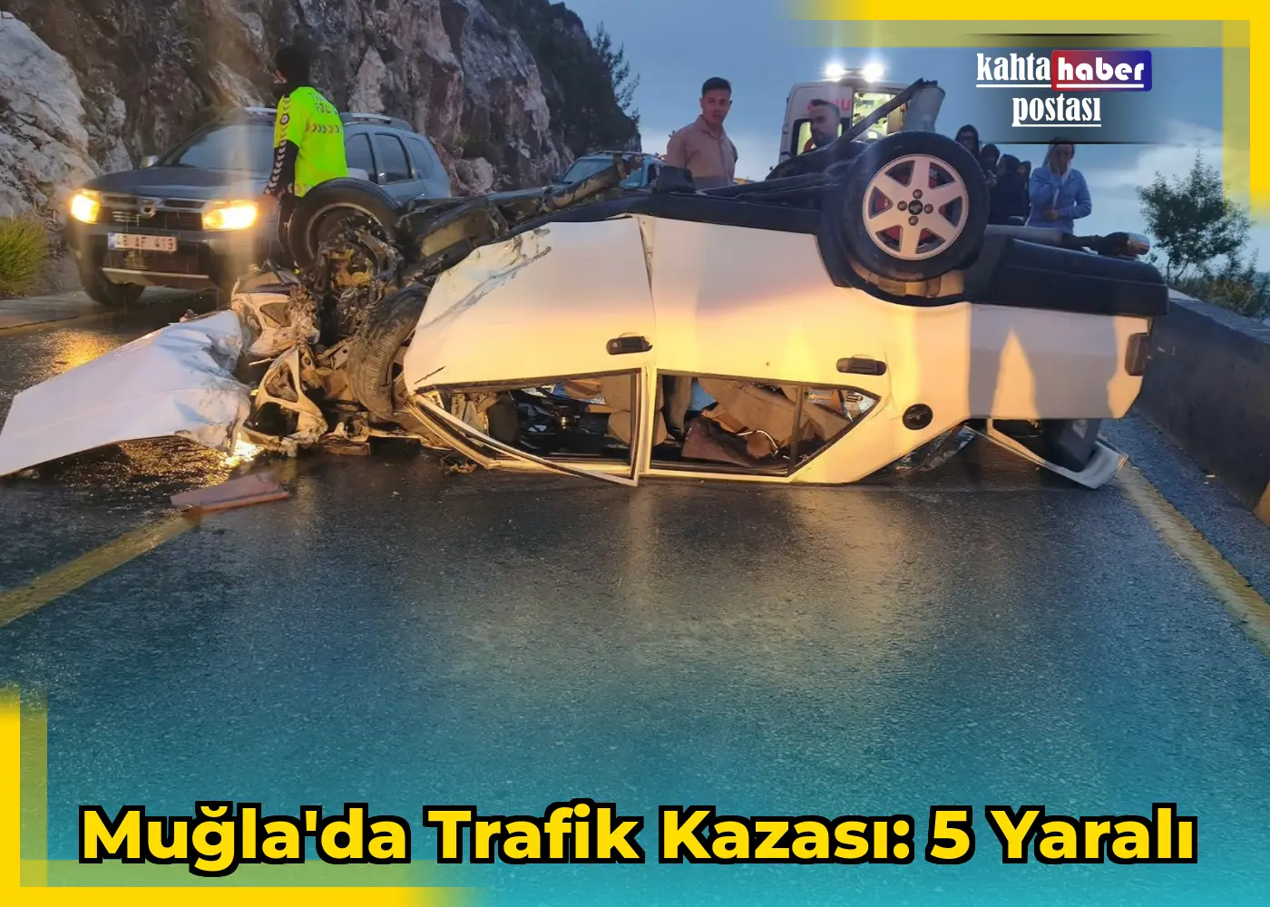 Muğla'da Trafik Kazası: 5 Yaralı