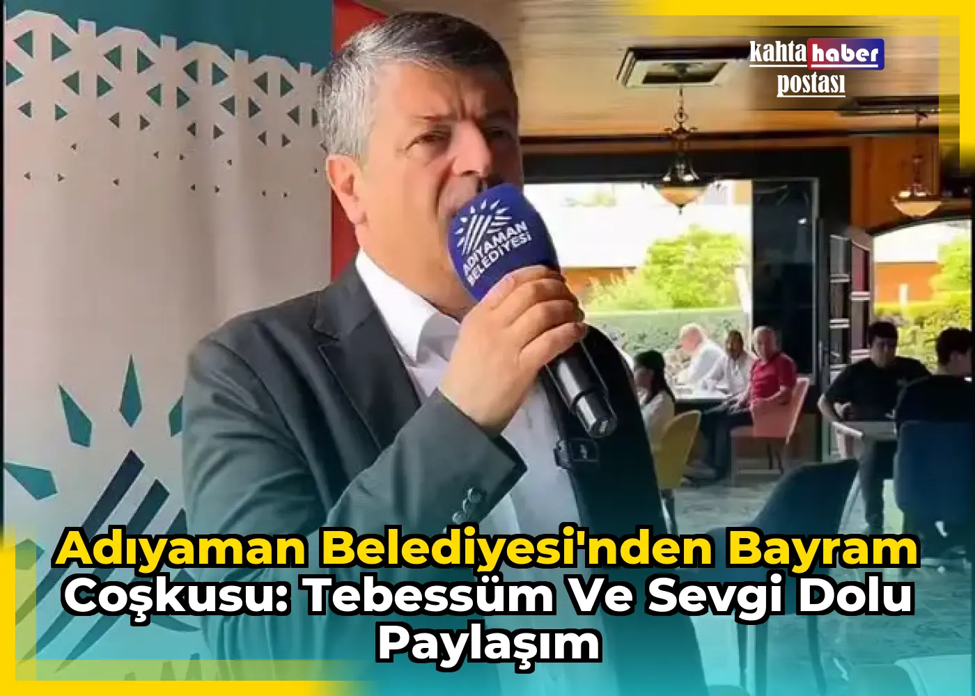 Adıyaman Belediyesi'nden Bayram Coşkusu: Tebessüm ve Sevgi Dolu Paylaşım