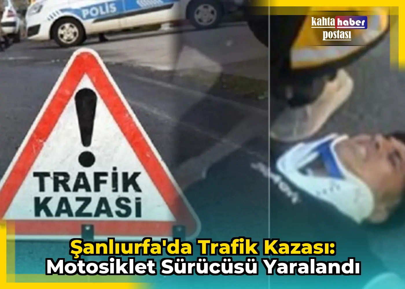 Şanlıurfa'da Trafik Kazası: Motosiklet Sürücüsü Yaralandı
