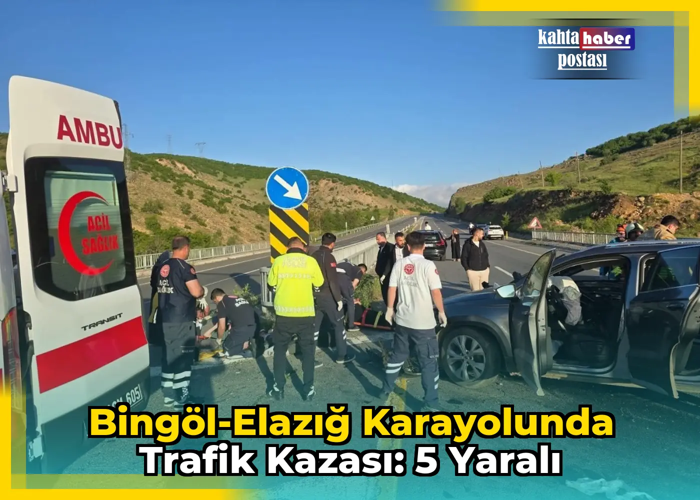 Bingöl-Elazığ Karayolunda Trafik Kazası: 5 Yaralı