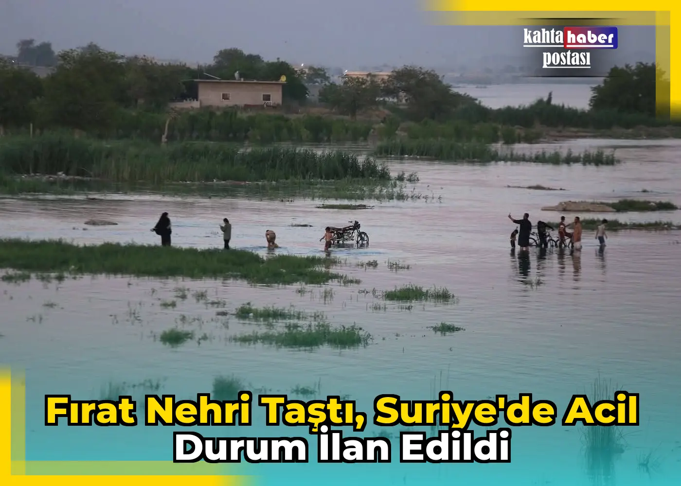 Fırat Nehri Taştı, Suriye'de Acil Durum İlan Edildi