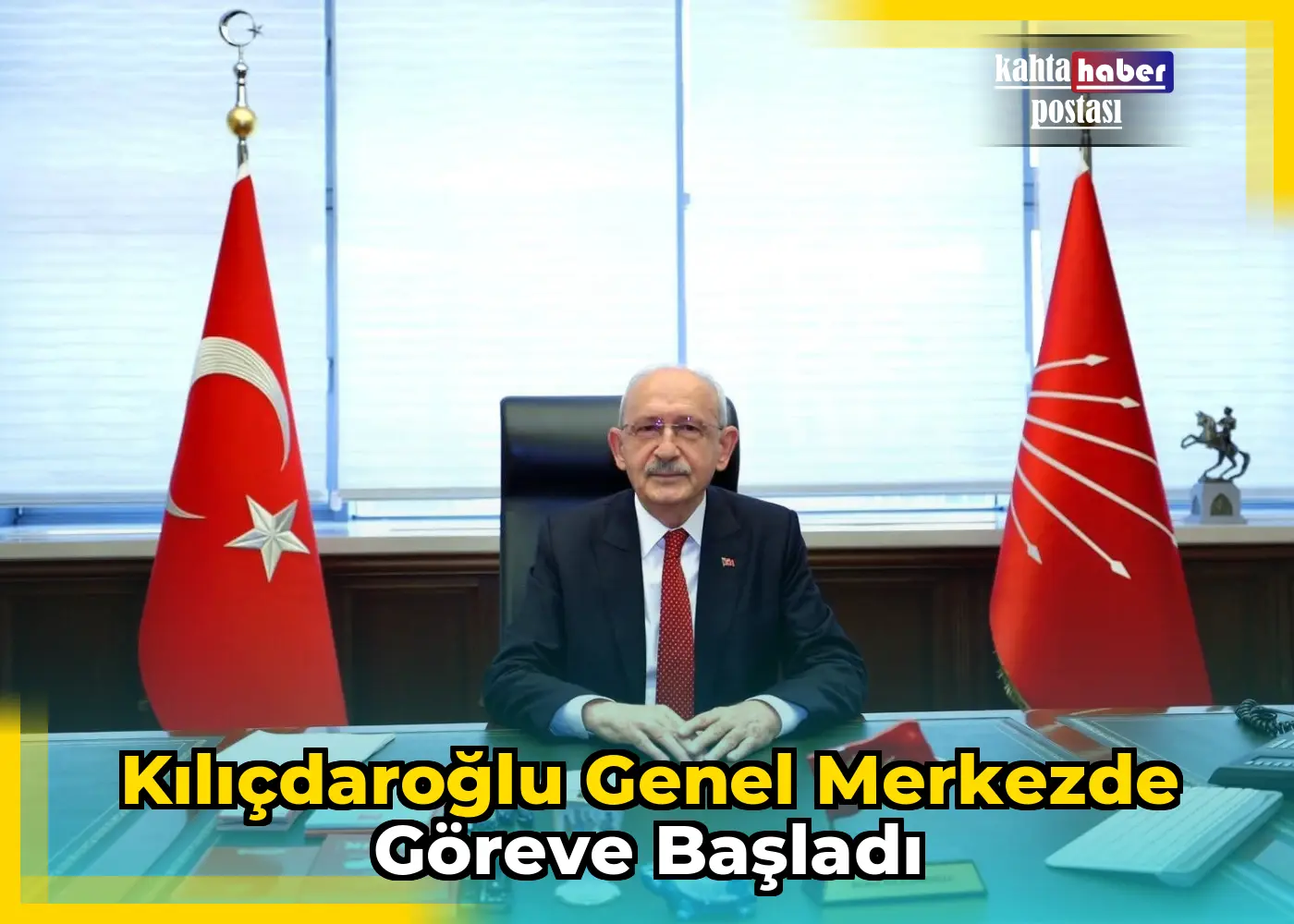 Kılıçdaroğlu Genel Merkezde Göreve Başladı