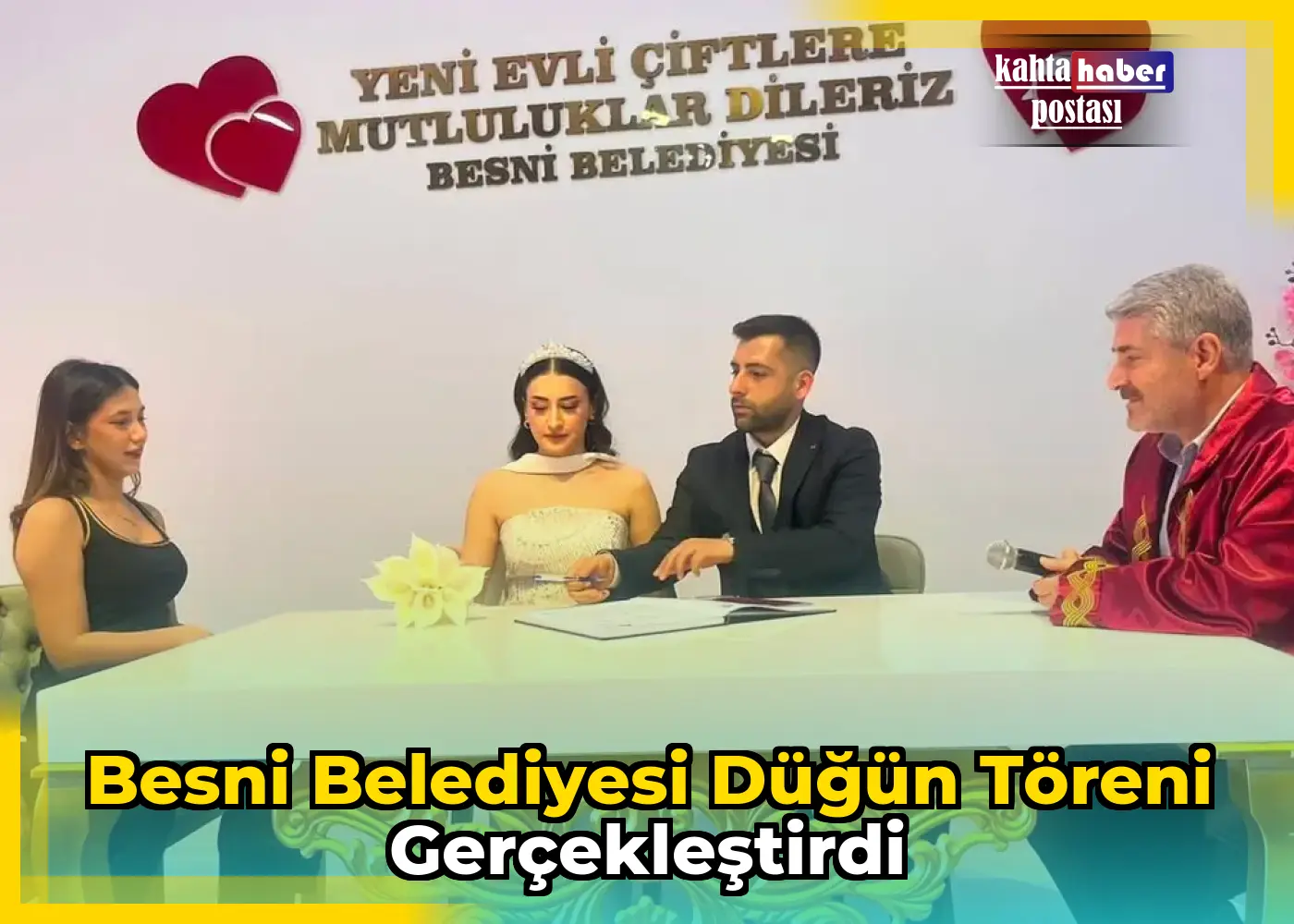 Besni Belediyesi Düğün Töreni Gerçekleştirdi