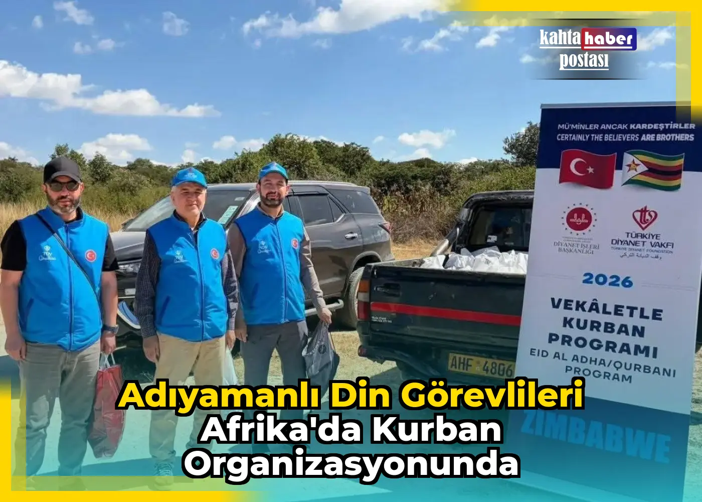 Adıyamanlı Din Görevlileri Afrika'da Kurban Organizasyonunda