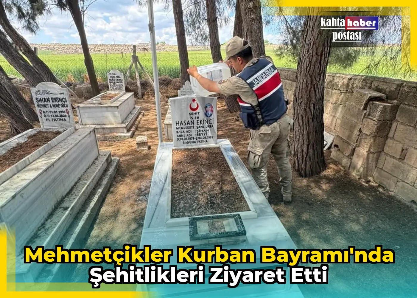 Mehmetçikler Kurban Bayramı'nda Şehitlikleri Ziyaret Etti
