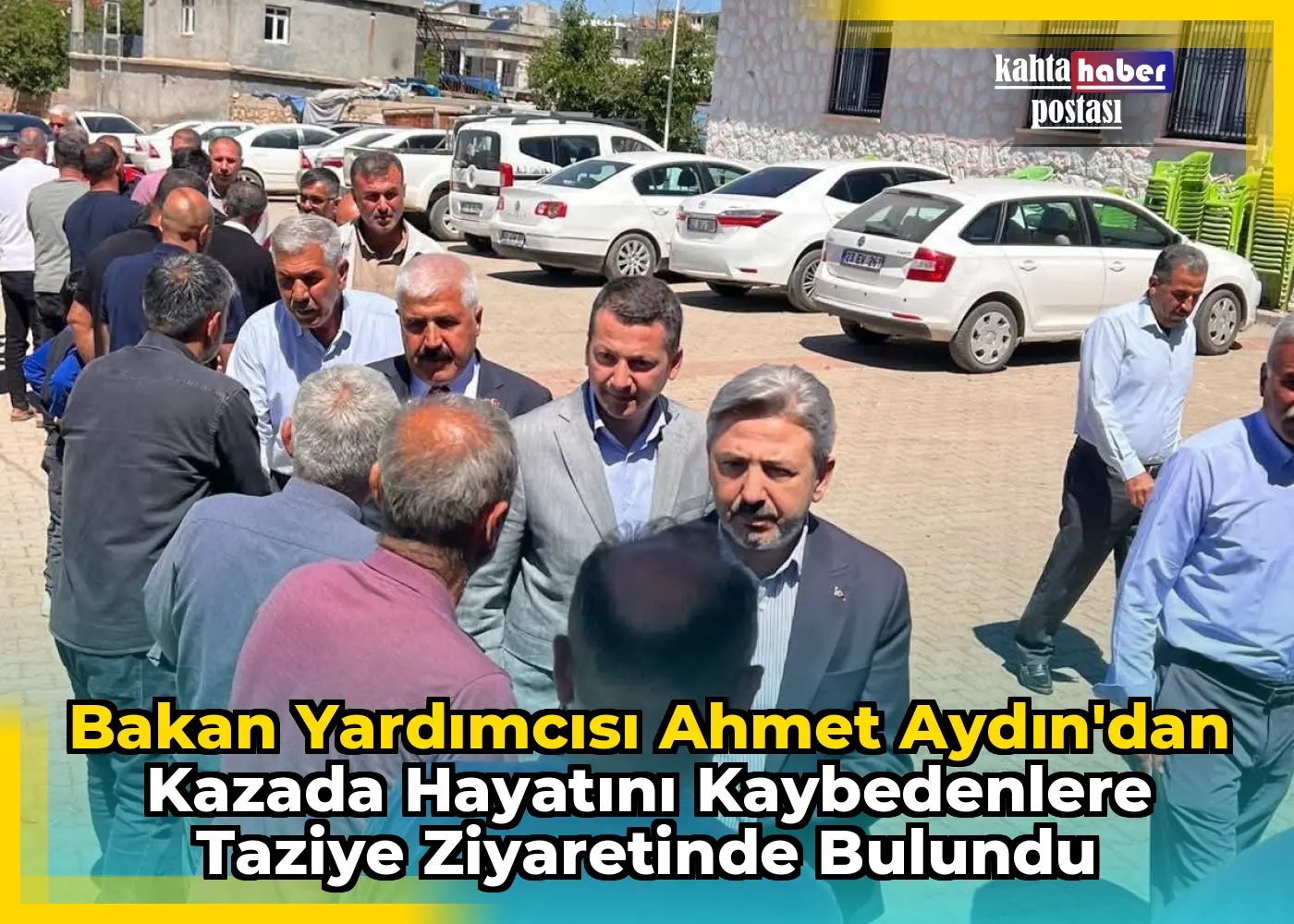 Bakan Yardımcısı Ahmet Aydın'dan Kazada Hayatını Kaybedenlere Taziye Ziyaretinde Bulundu