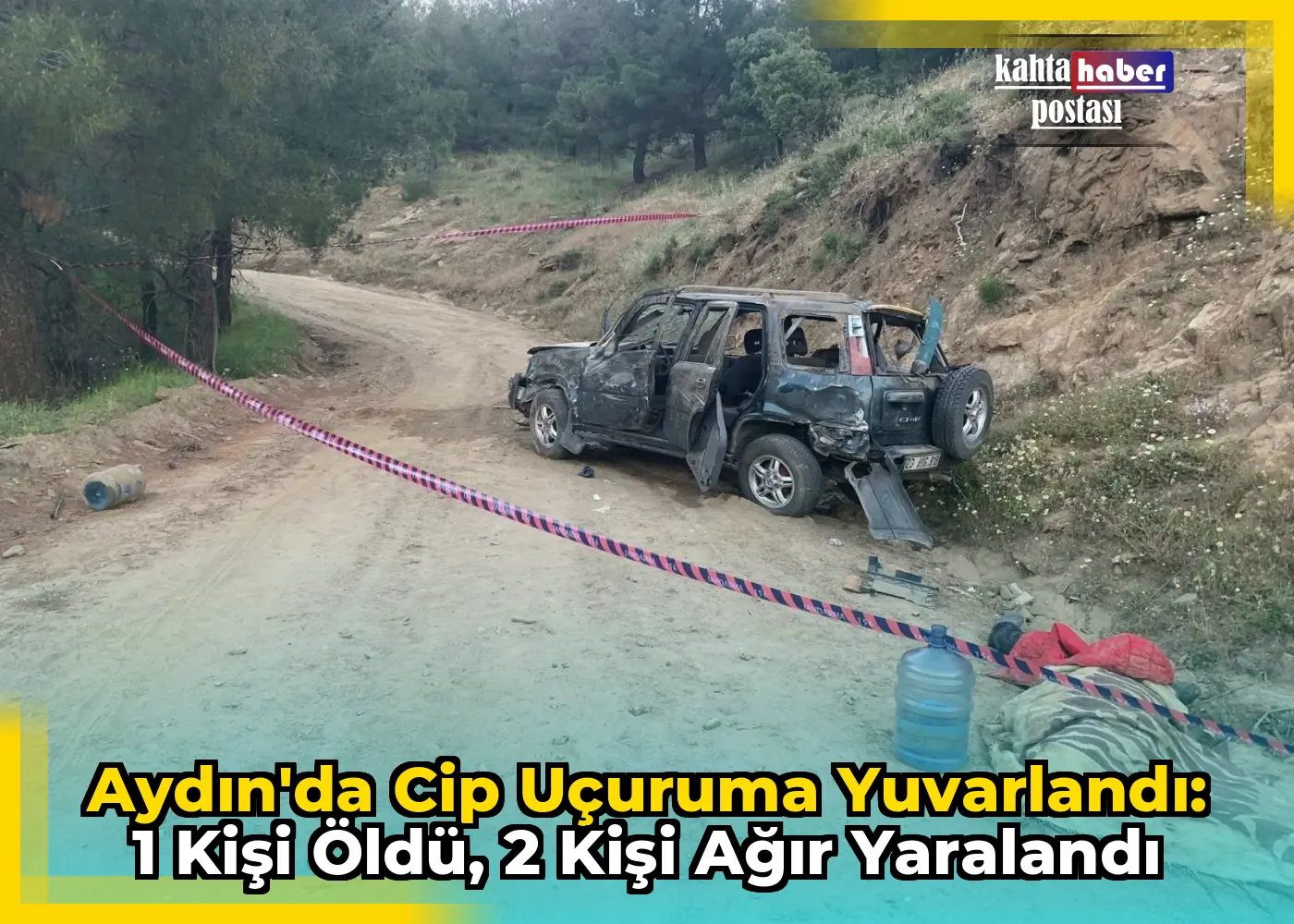 Aydın'da Cip Uçuruma Yuvarlandı: 1 Kişi Öldü, 2 Kişi Ağır Yaralandı