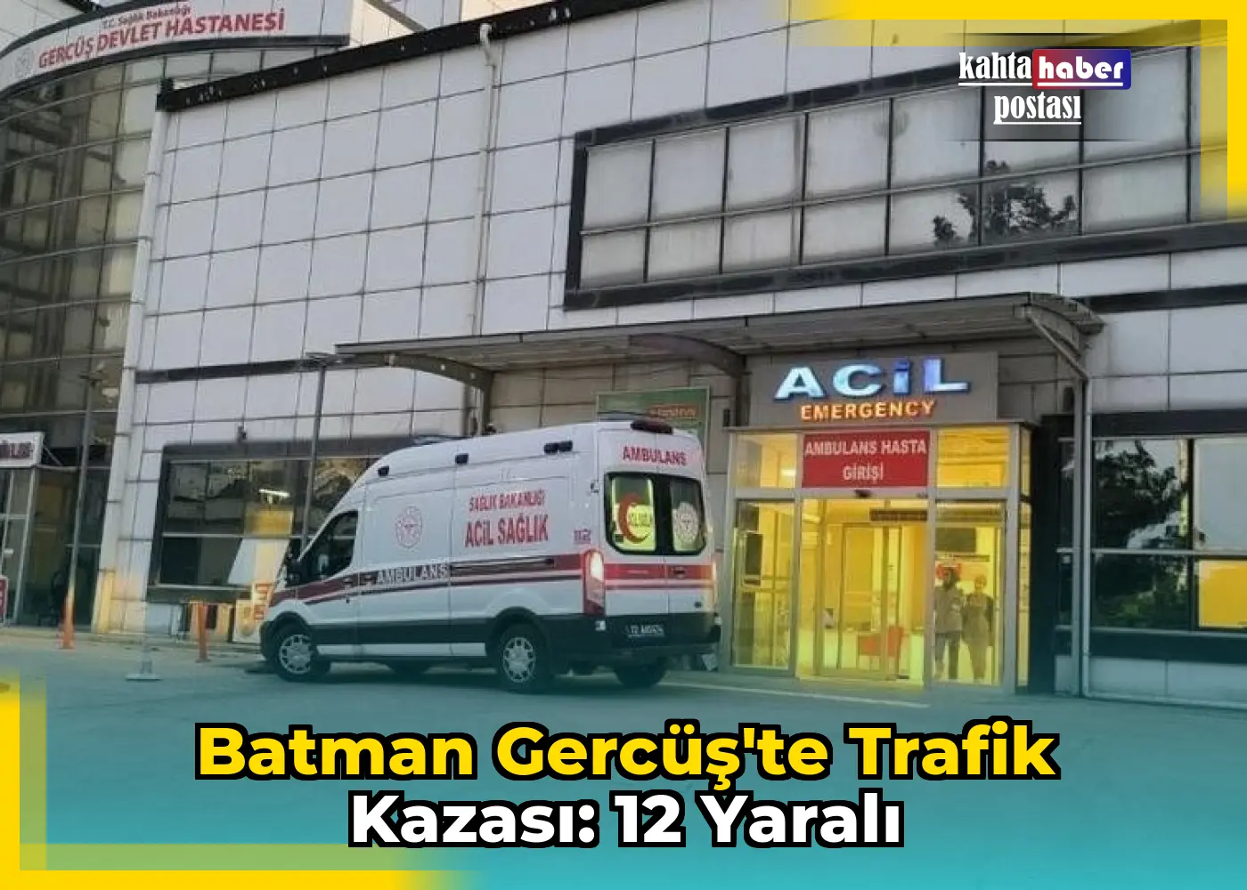 Batman Gercüş'te Trafik Kazası: 12 Yaralı