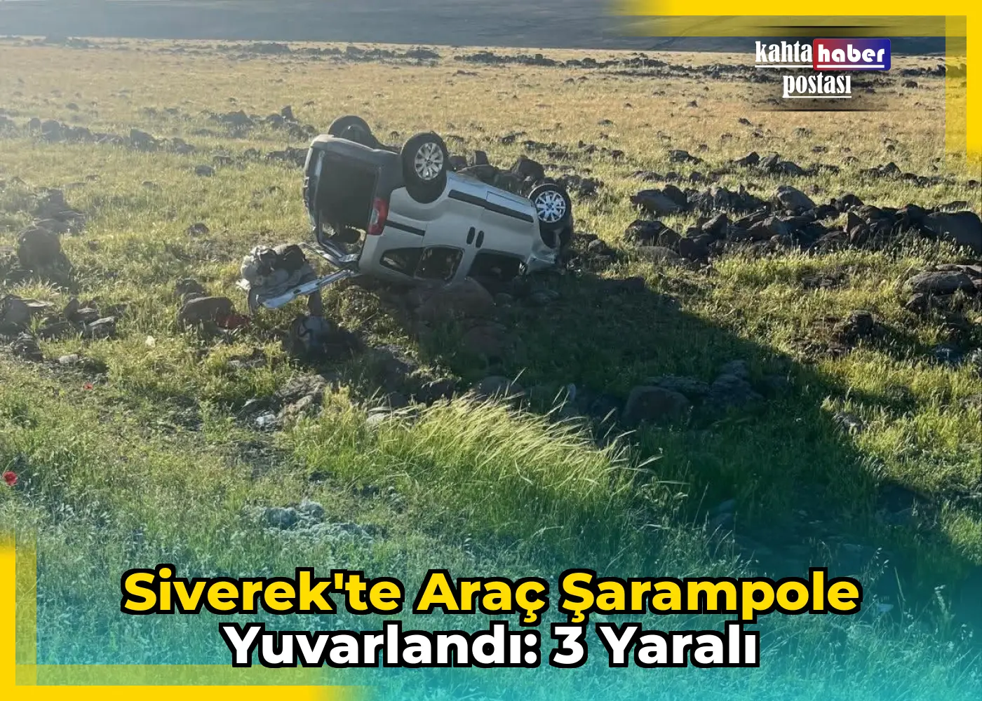 Siverek'te Araç Şarampole Yuvarlandı: 3 Yaralı