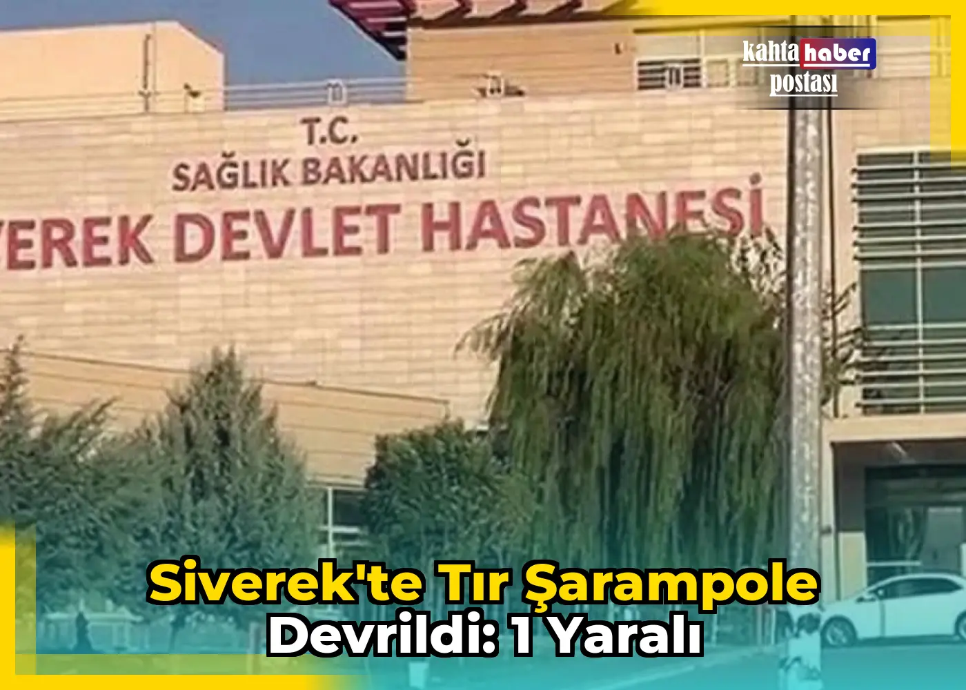 Siverek'te Tır Şarampole Devrildi: 1 Yaralı