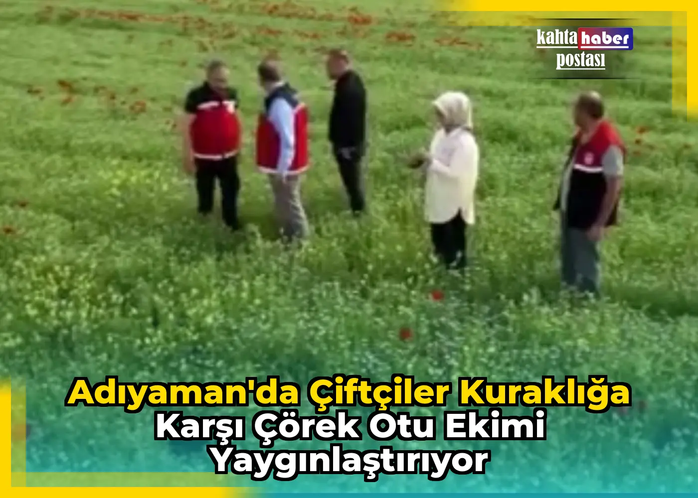 Adıyaman'da Çiftçiler Kuraklığa Karşı Çörek Otu Ekimi Yaygınlaştırıyor