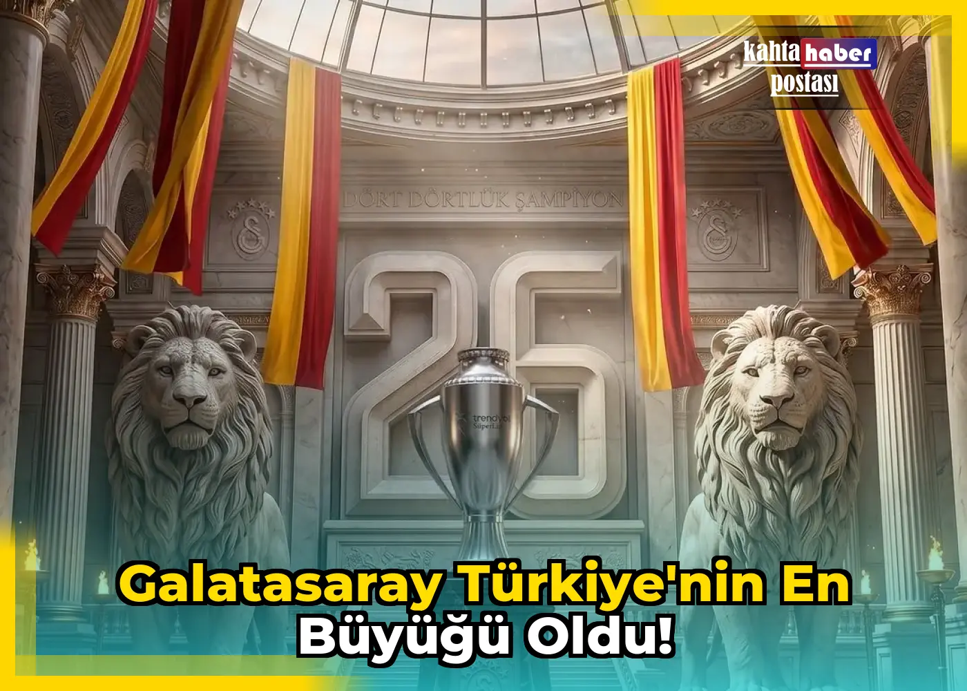 Galatasaray Türkiye'nin En Büyüğü Oldu!