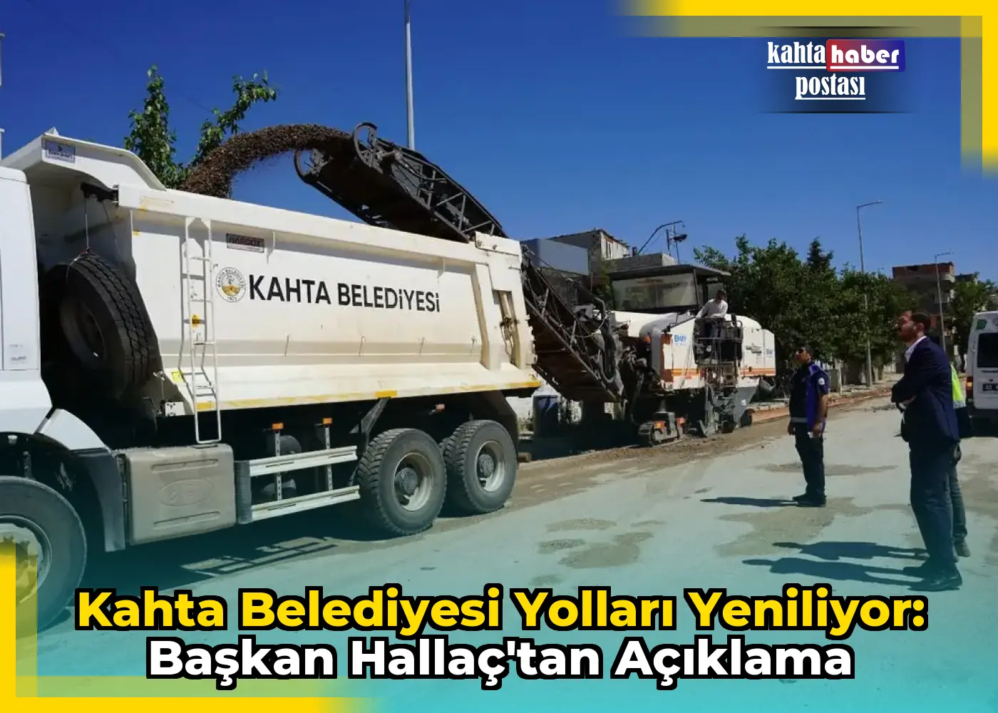 Kahta Belediyesi Yolları Yeniliyor: Başkan Hallaç'tan Açıklama