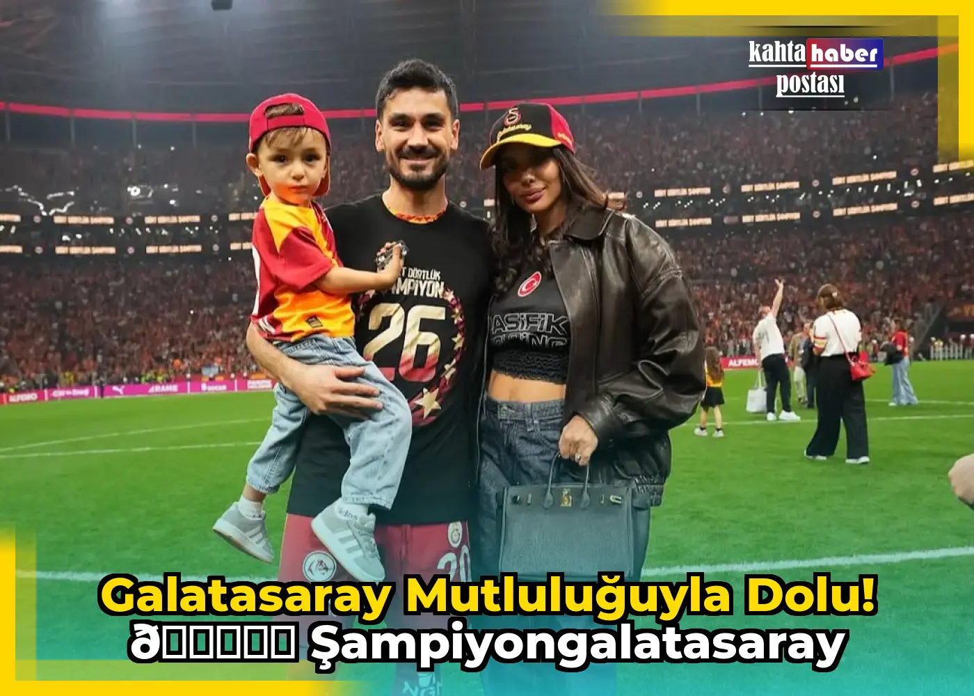 Galatasaray Mutluluğuyla Dolu! 💛❤️ ŞampiyonGalatasaray