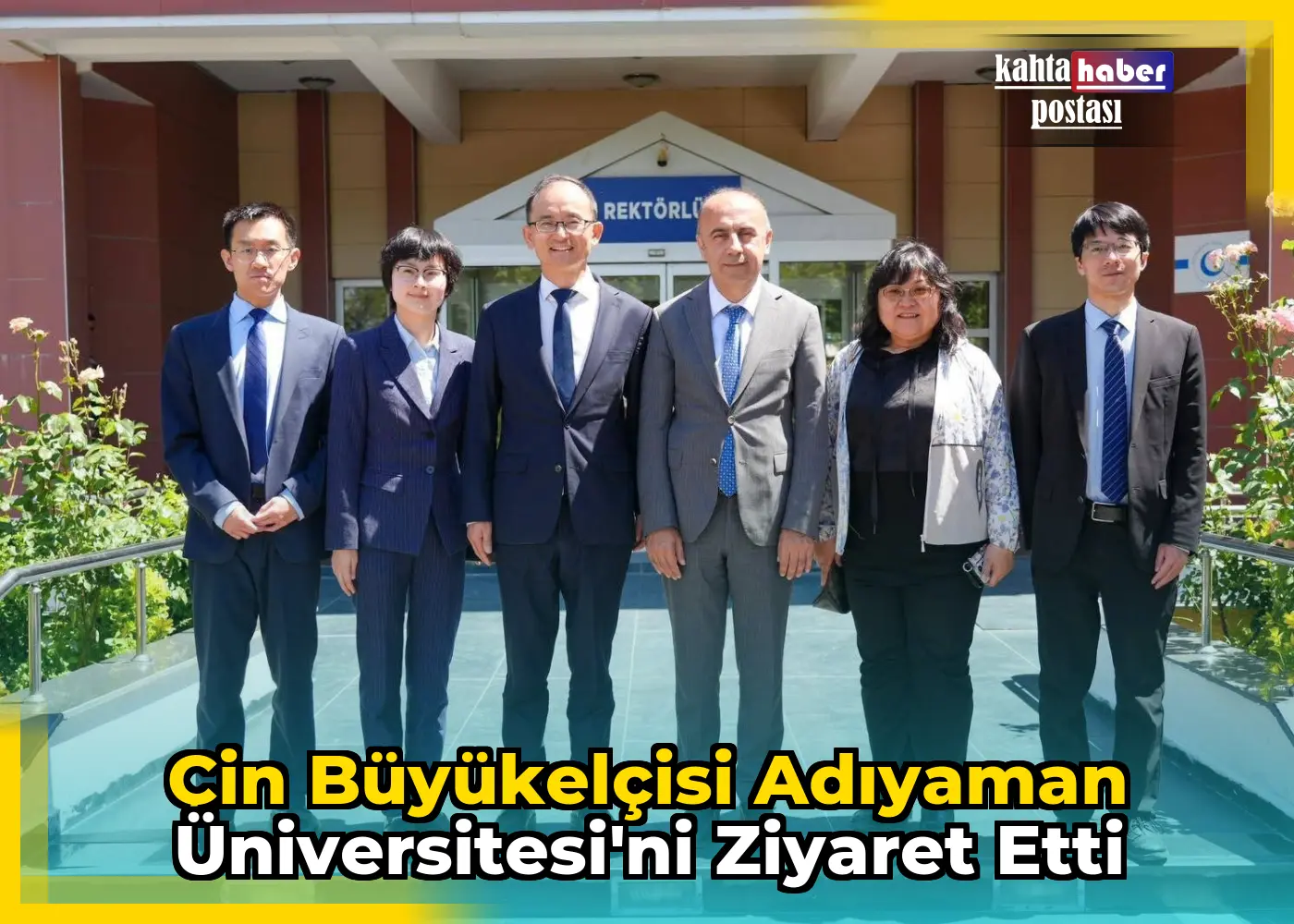 Çin Büyükelçisi Adıyaman Üniversitesi'ni Ziyaret Etti