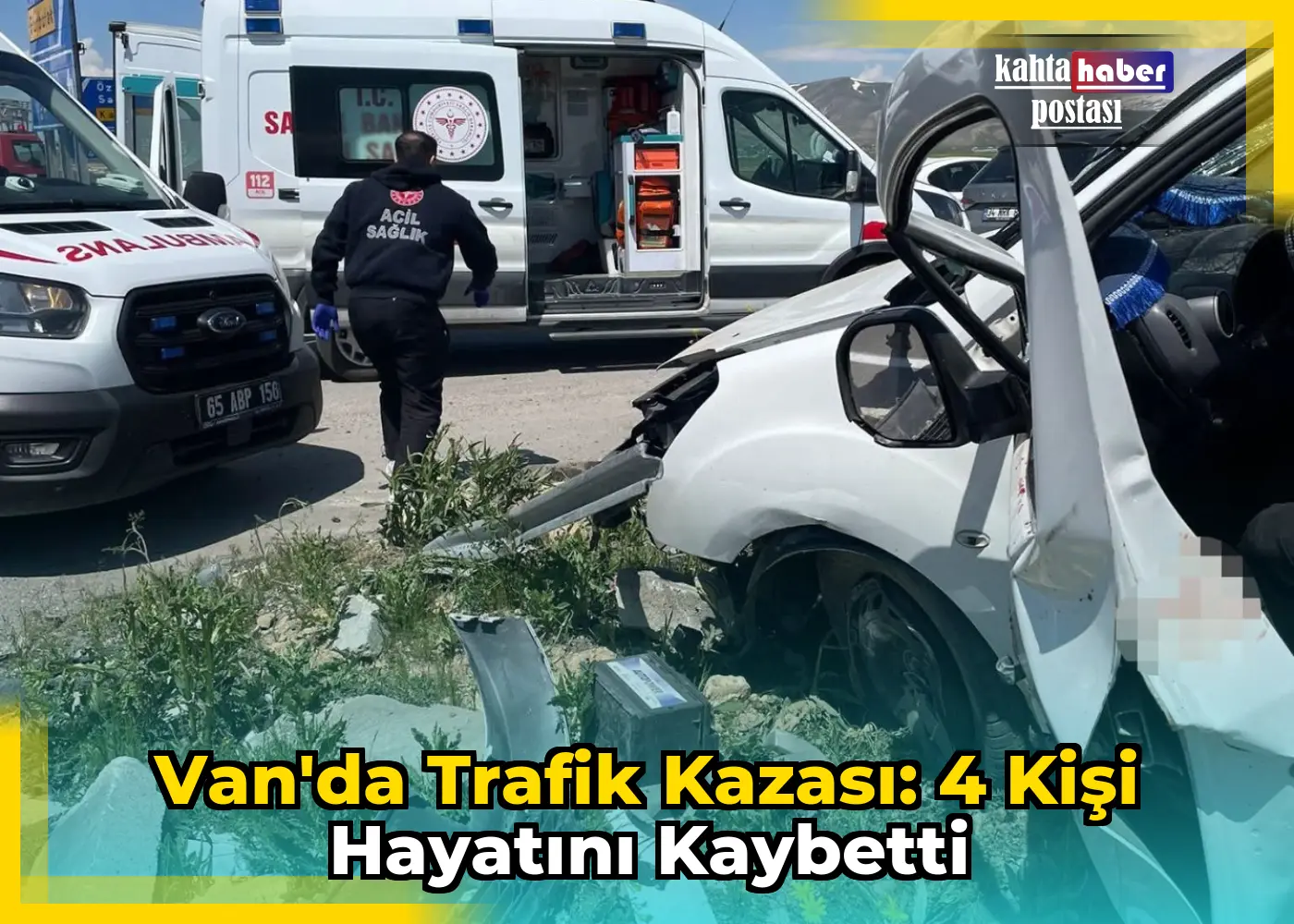 Van'da Trafik Kazası: 4 Kişi Hayatını Kaybetti