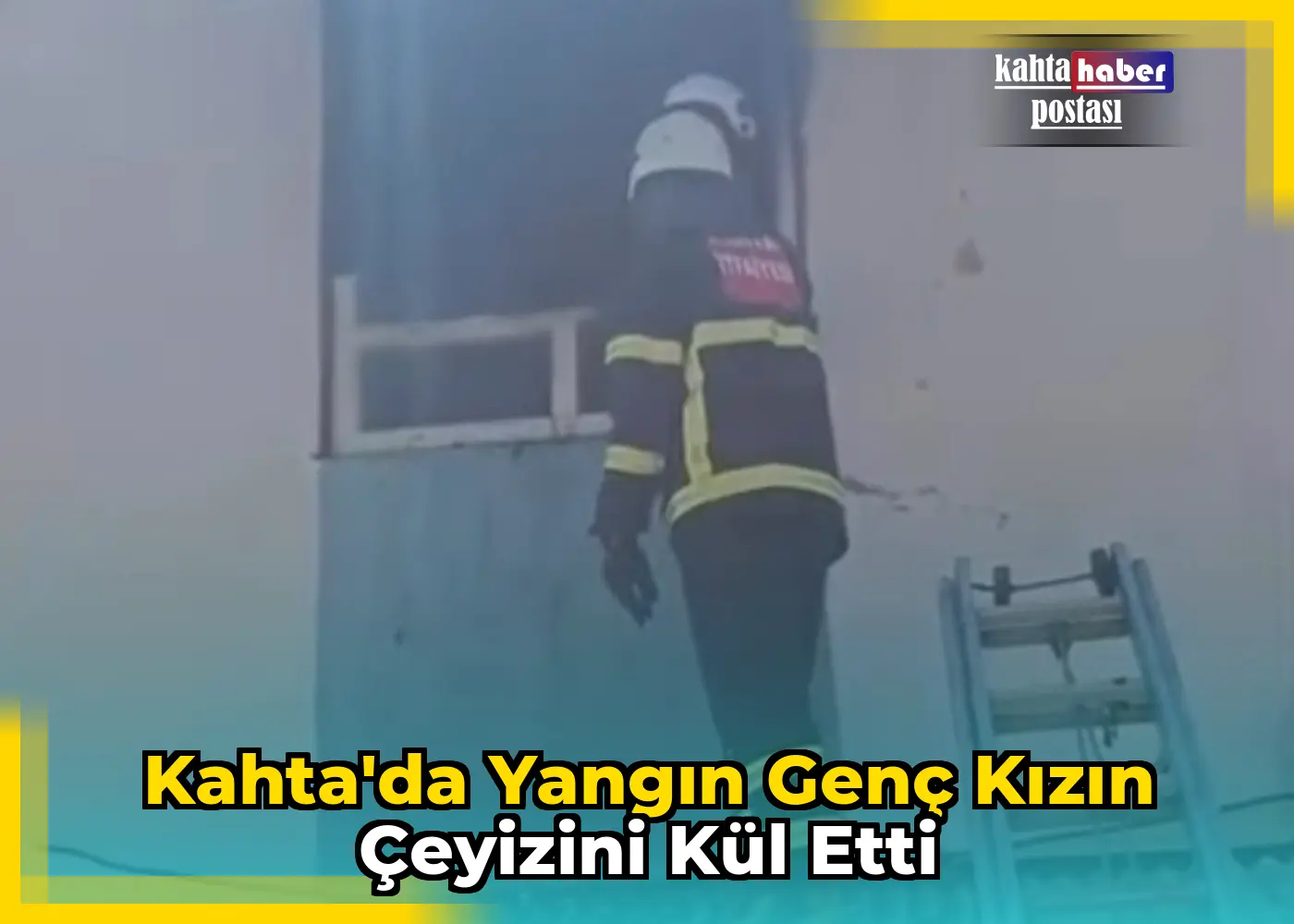 Kahta'da Yangın Genç Kızın Çeyizini Kül Etti