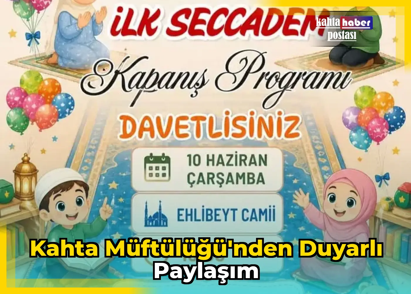 Kahta Müftülüğü'nden Duyarlı Paylaşım