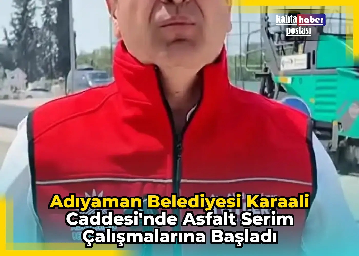Adıyaman Belediyesi Karaali Caddesi'nde Asfalt Serim Çalışmalarına Başladı