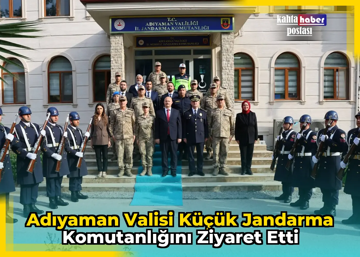 Adıyaman Valisi Küçük Jandarma Komutanlığını Ziyaret Etti