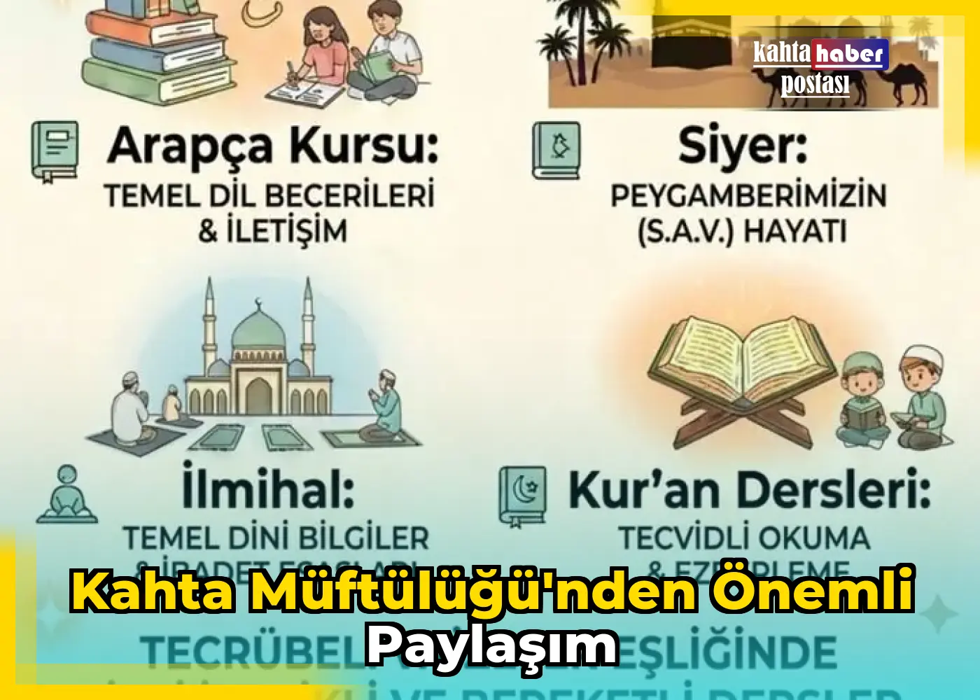 Kahta Müftülüğü'nden Önemli Paylaşım