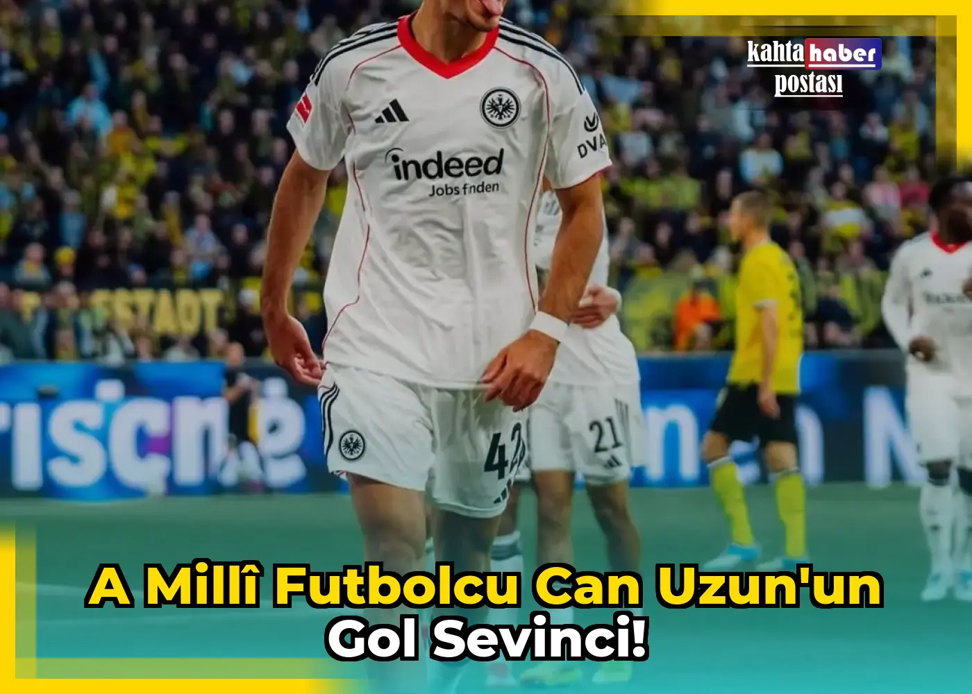 A Millî Futbolcu Can Uzun'un Gol Sevinci!