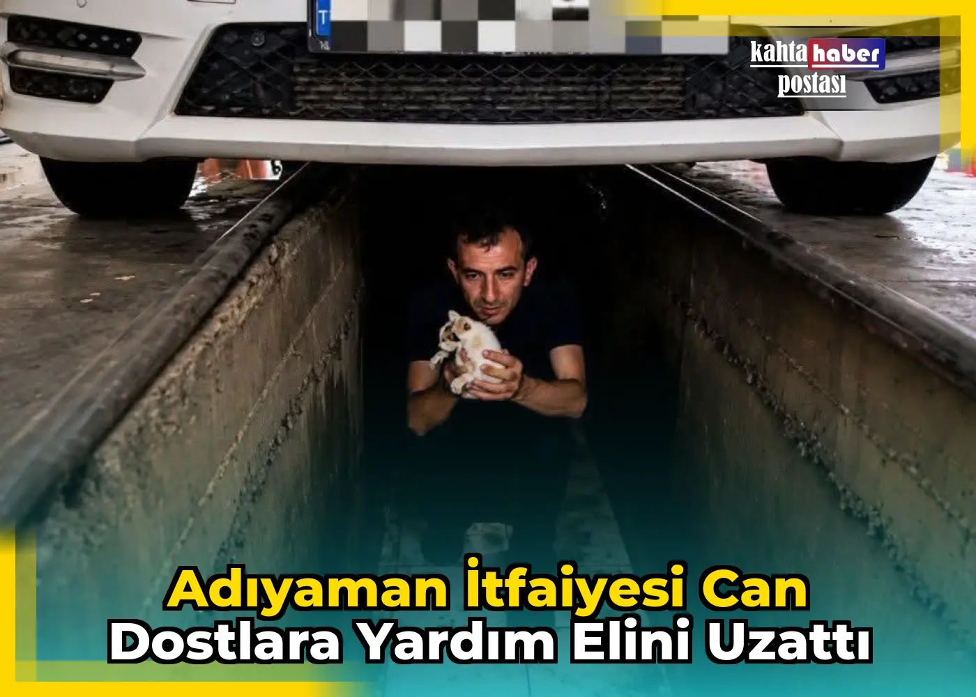 Adıyaman İtfaiyesi Can Dostlara Yardım Elini Uzattı