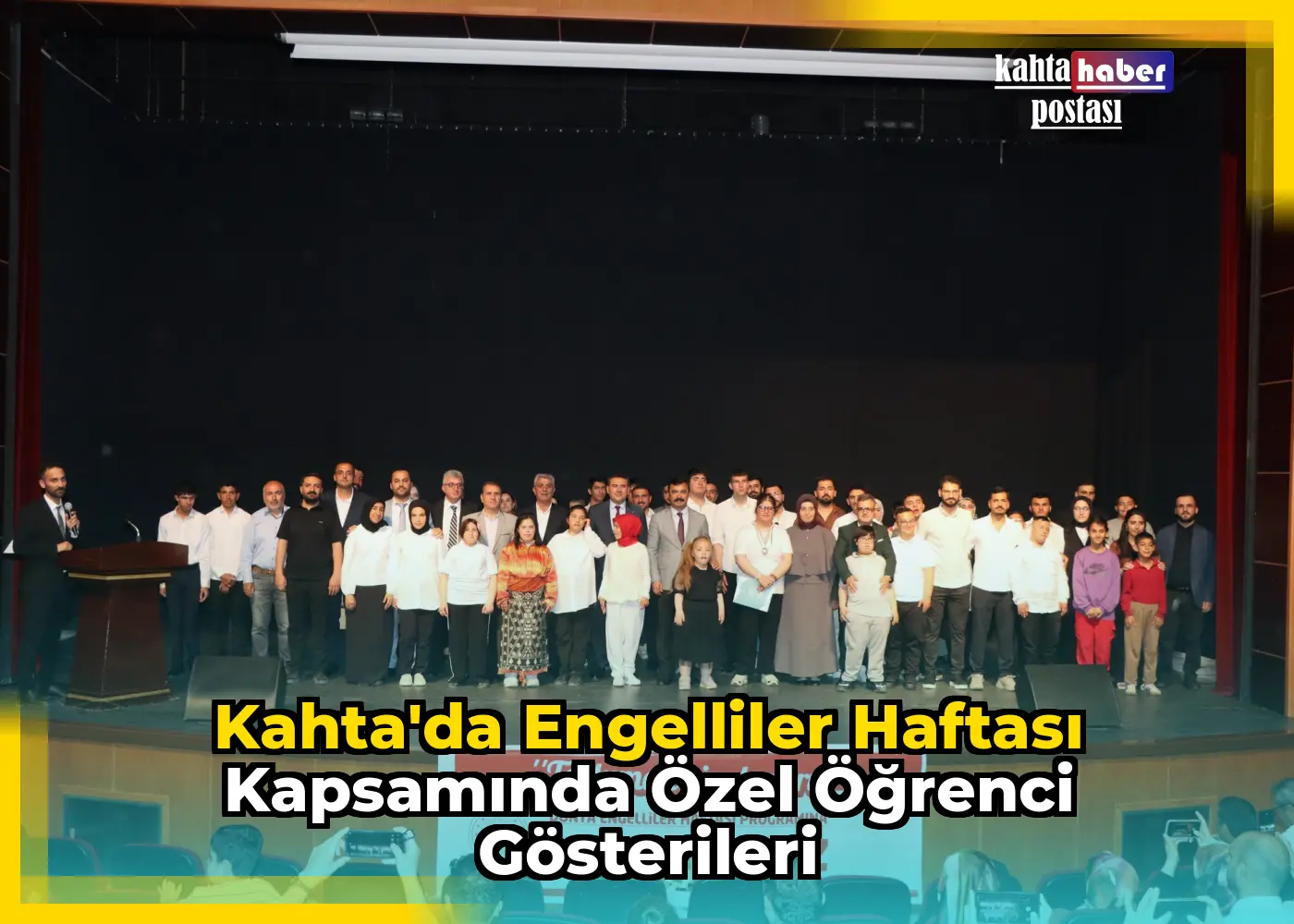 Kahta'da Engelliler Haftası Kapsamında Özel Öğrenci Gösterileri