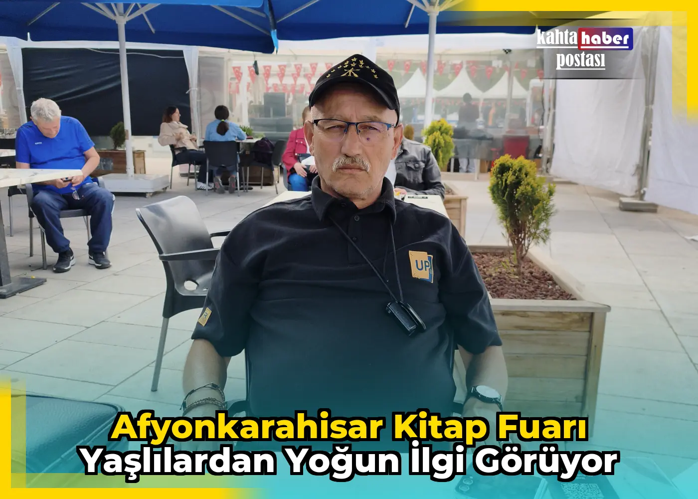 Afyonkarahisar Kitap Fuarı Yaşlılardan Yoğun İlgi Görüyor