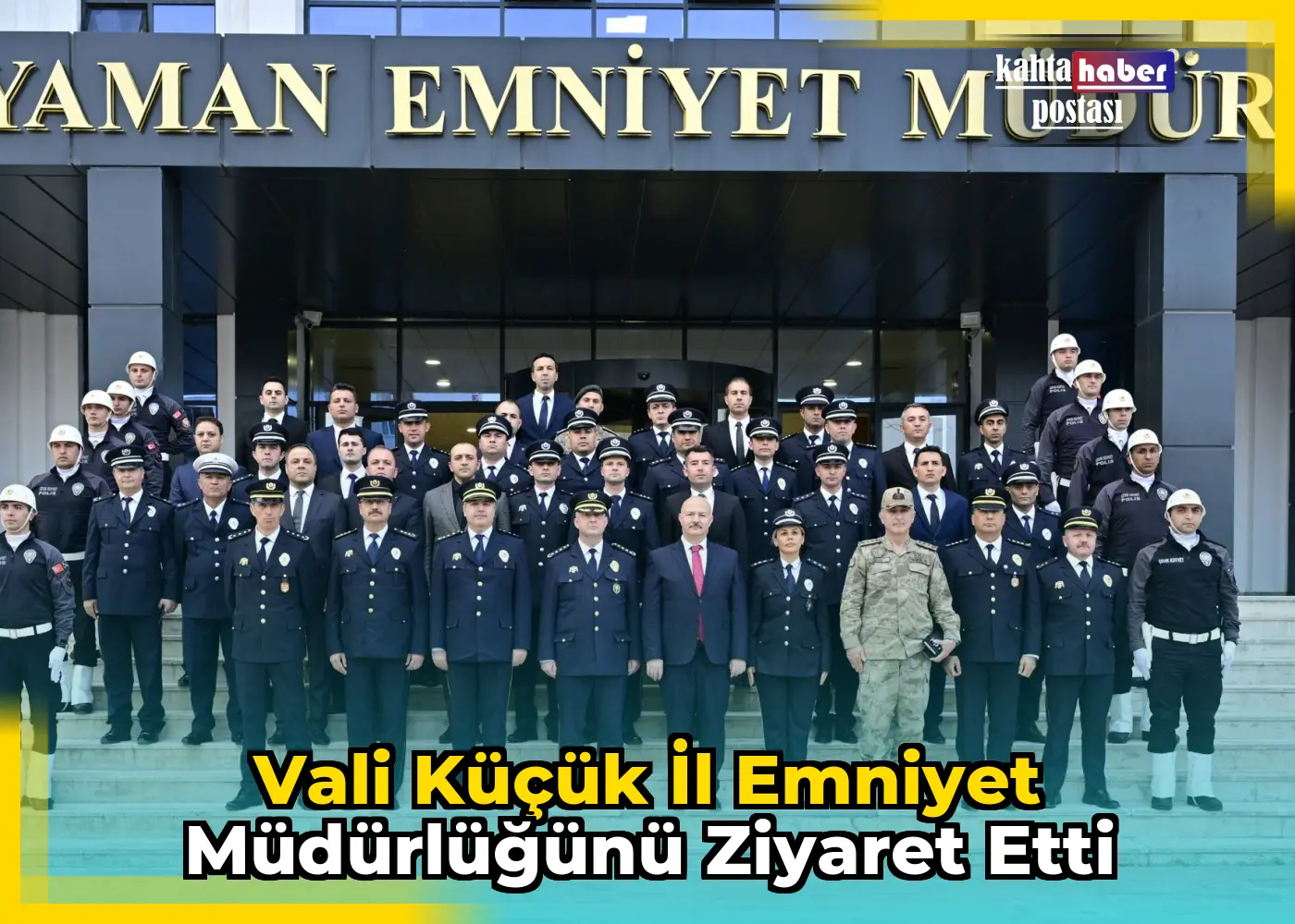 Vali Küçük İl Emniyet Müdürlüğünü Ziyaret Etti