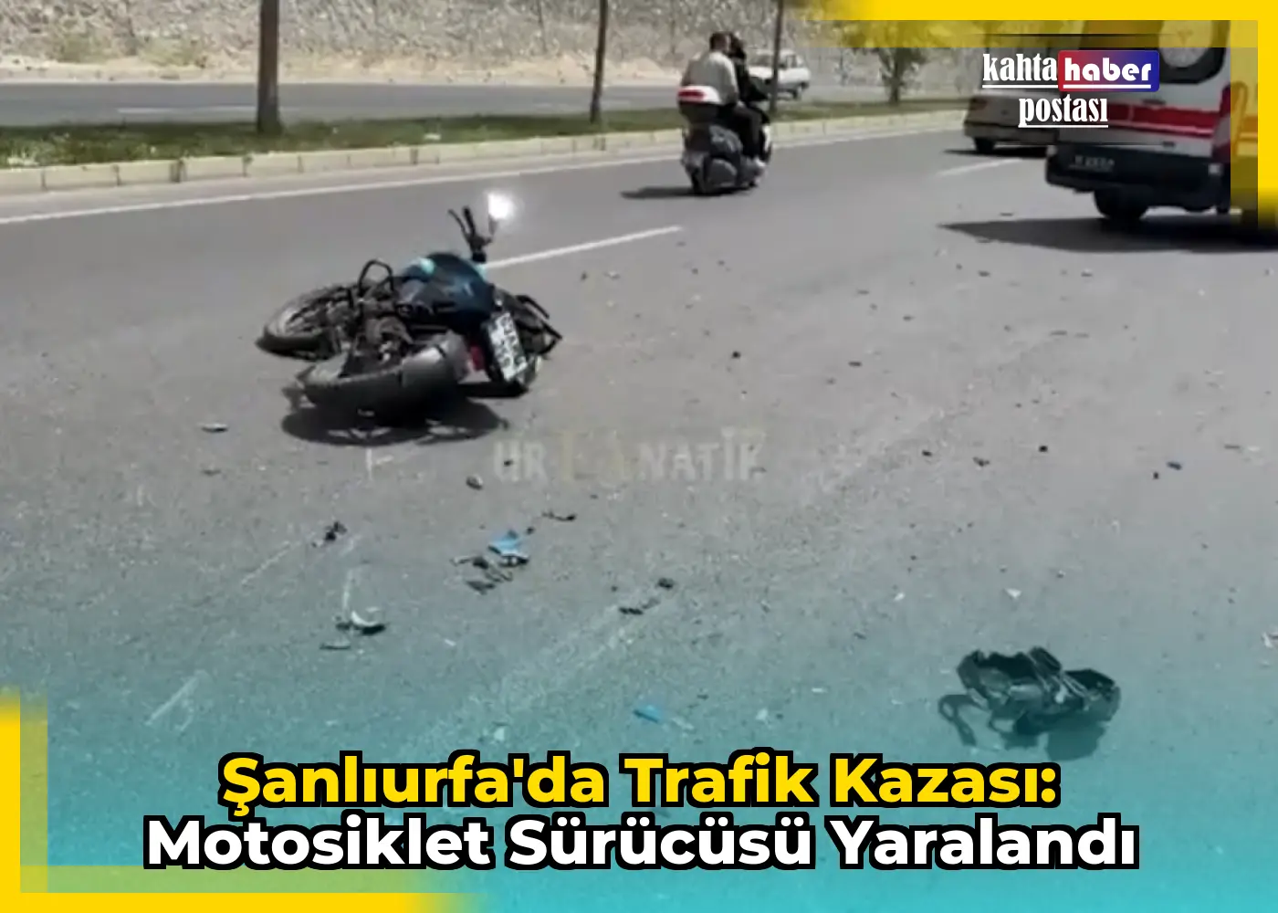 Şanlıurfa'da Trafik Kazası: Motosiklet Sürücüsü Yaralandı