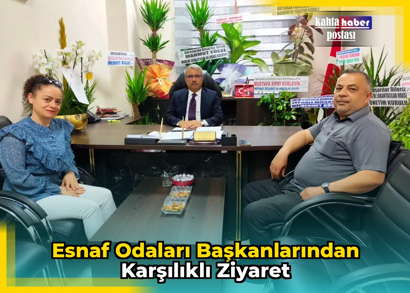 Esnaf Odaları Başkanlarından Karşılıklı Ziyaret